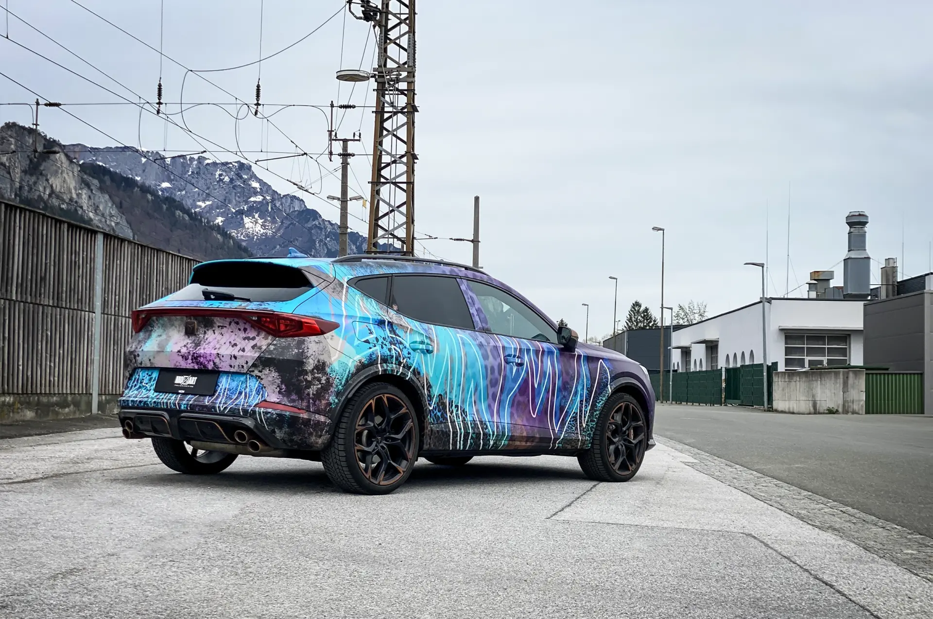 Cupra Formentor VZ5 ABT Graffiti Folierung